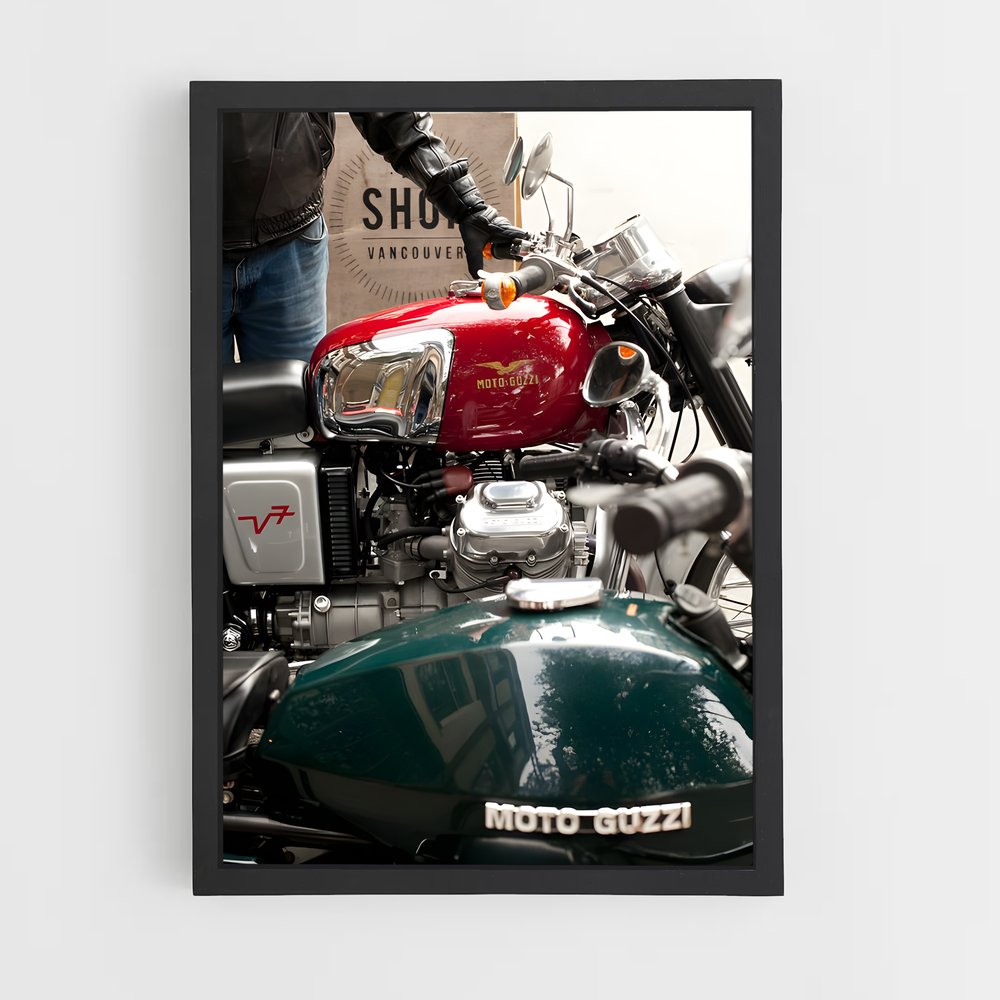 Poster Élégance Moto Guzzi (vue 2)